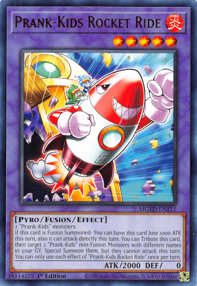 Prank-Kids Rocket Ride [MGED-EN111] Rare Yu-Gi-Oh!