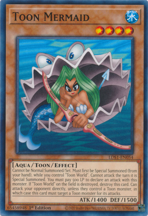 Toon Mermaid [LDS1-EN054] Common Yu-Gi-Oh!