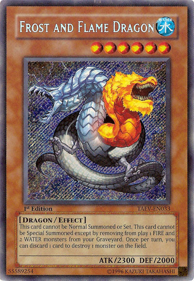 Frost and Flame Dragon [TAEV-EN033] Secret Rare Yu-Gi-Oh!