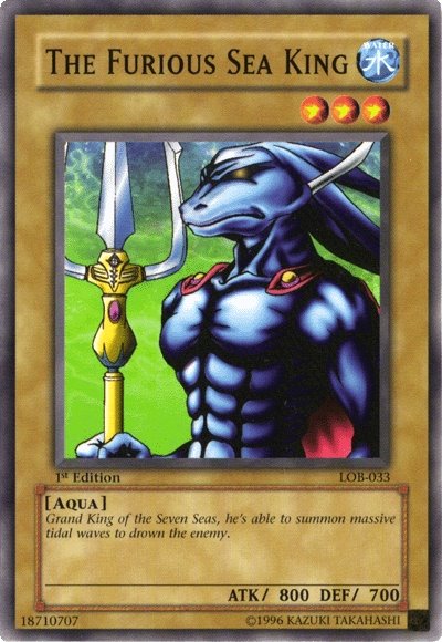The Furious Sea King [LOB-033] Common Yu-Gi-Oh!