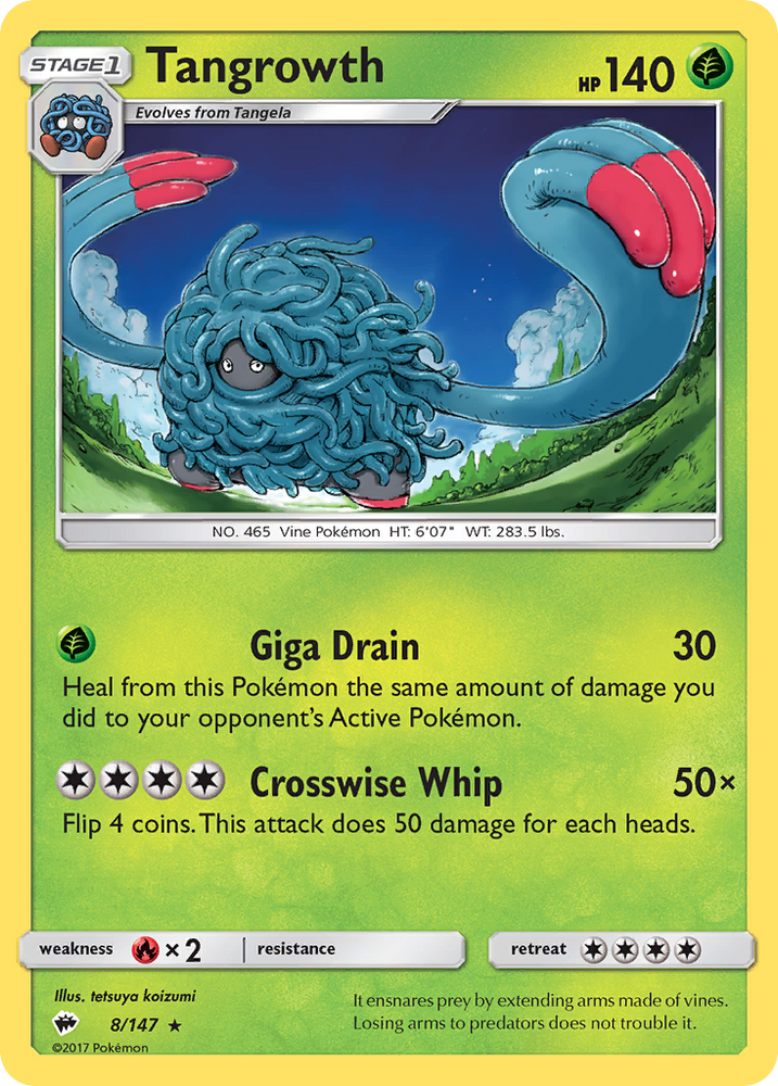 Tangrowth (8/147) [Sun & Moon: Burning Shadows] Pokémon
