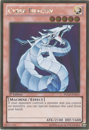 Cyber Dragon [PGLD-EN053] Gold Rare Yu-Gi-Oh!