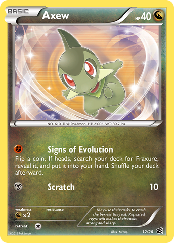 Axew (12/20) [Black & White: Dragon Vault] Pokémon