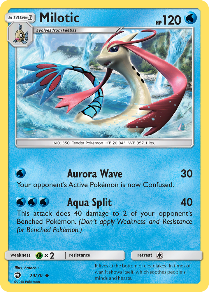 Milotic (29/70) [Sun & Moon: Dragon Majesty] Pokémon