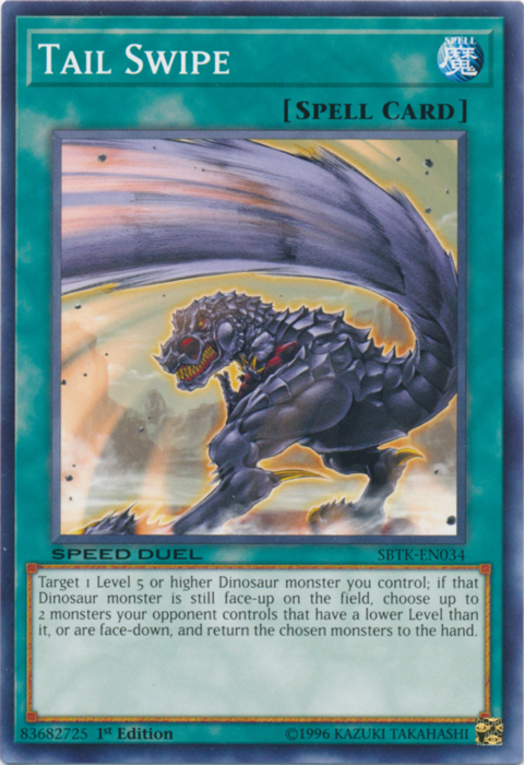 Tail Swipe [SBTK-EN034] Common Yu-Gi-Oh!