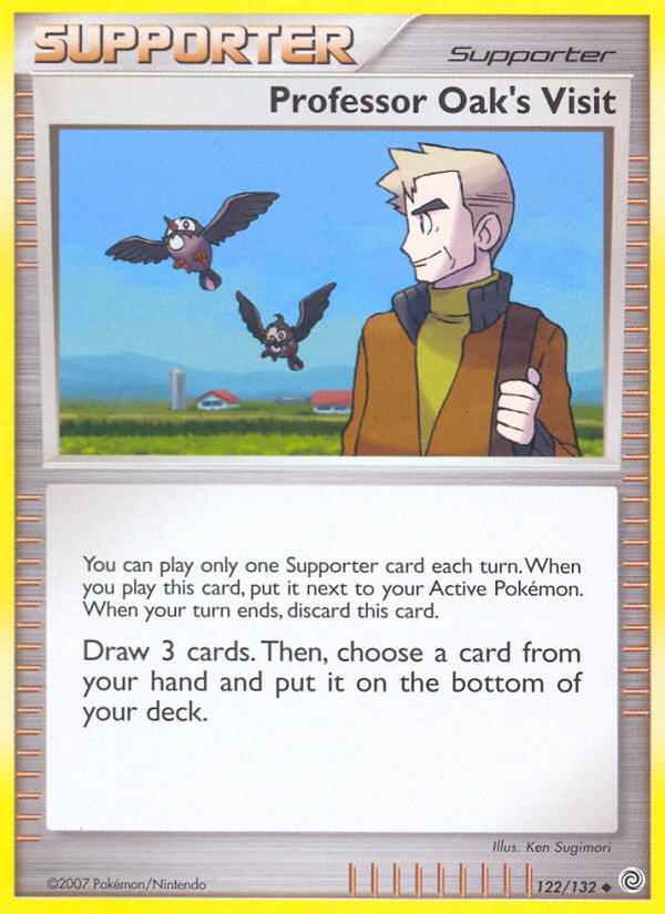 Professor Oak's Visit (122/132) [Diamond & Pearl: Secret Wonders] Pokémon