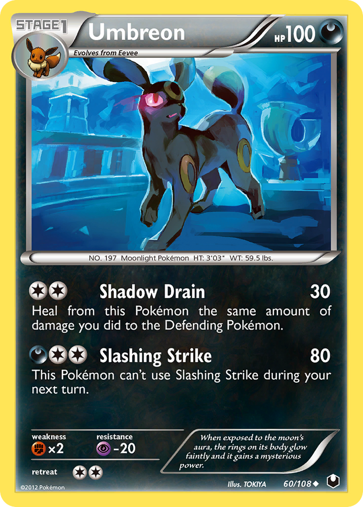 Umbreon (60/108) [Black & White: Dark Explorers] Pokémon
