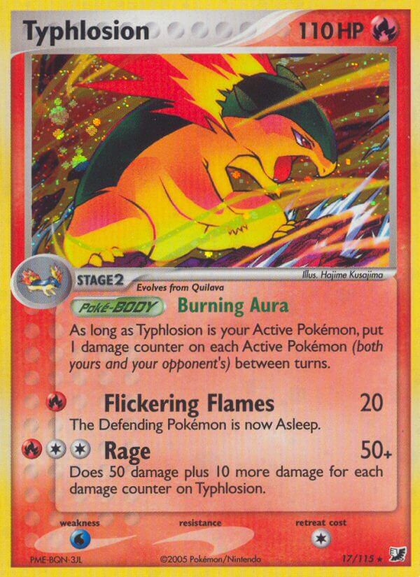 Typhlosion(17/115) (Theme Deck Exclusive) [EX: Unseen Forces] Pokémon