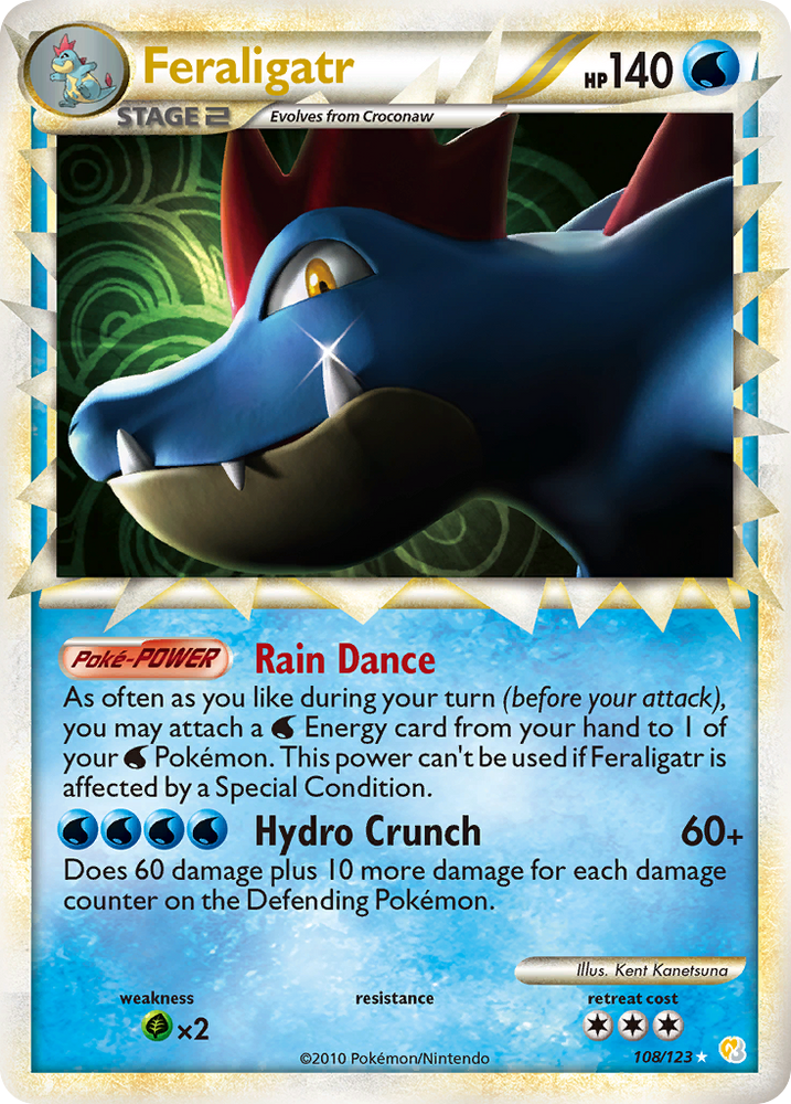 Feraligatr (108/123) [HeartGold & SoulSilver: Base Set] Pokémon