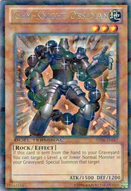 Gem-Knight Obsidian [DT06-EN067] Rare Yu-Gi-Oh!