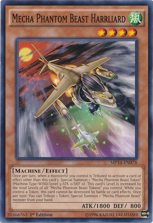 Mecha Phantom Beast Harrliard [MP14-EN078] Common Yu-Gi-Oh!