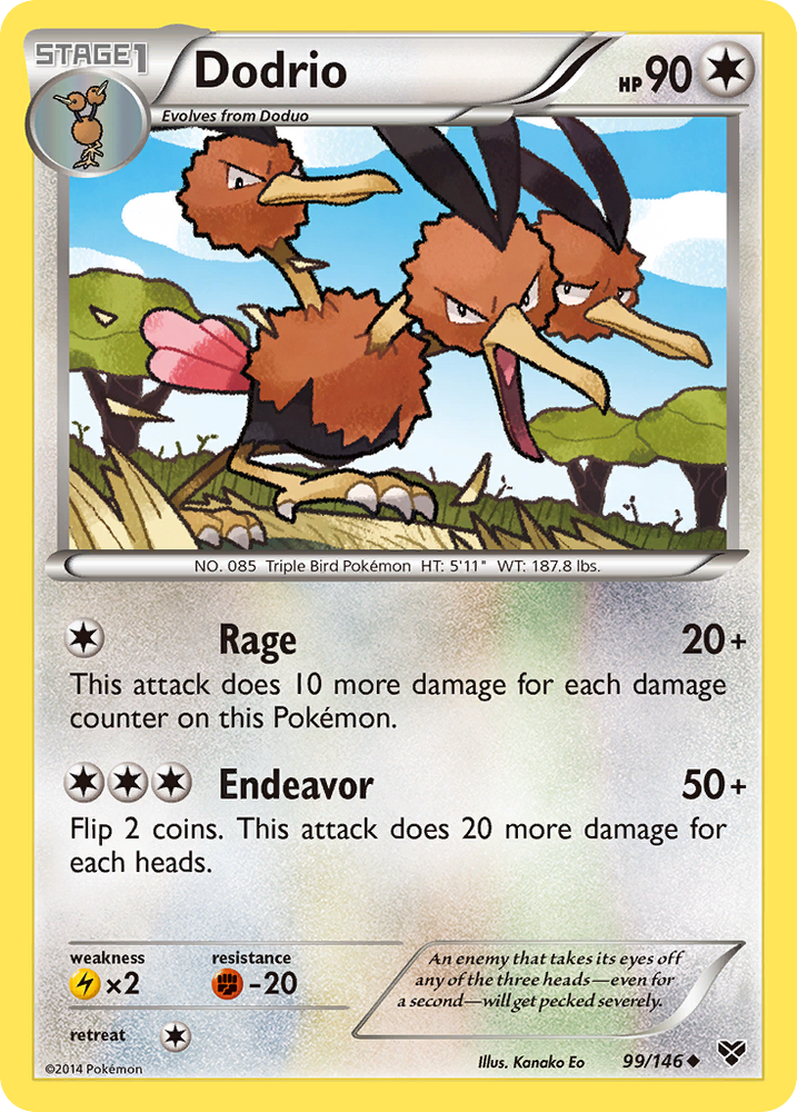 Dodrio (99/146) [XY: Base Set] Pokémon