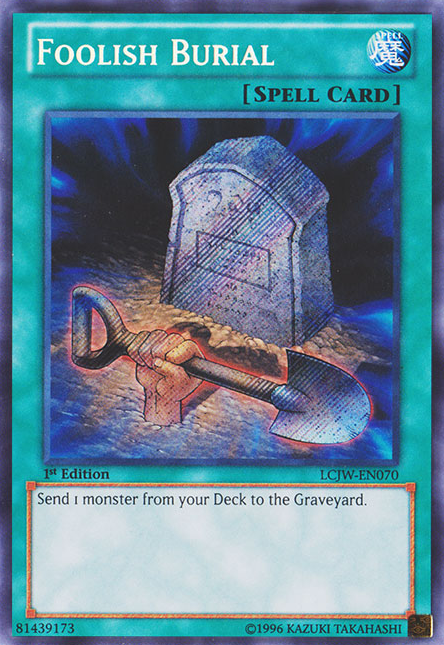 Foolish Burial [LCJW-EN070] Secret Rare Yu-Gi-Oh!