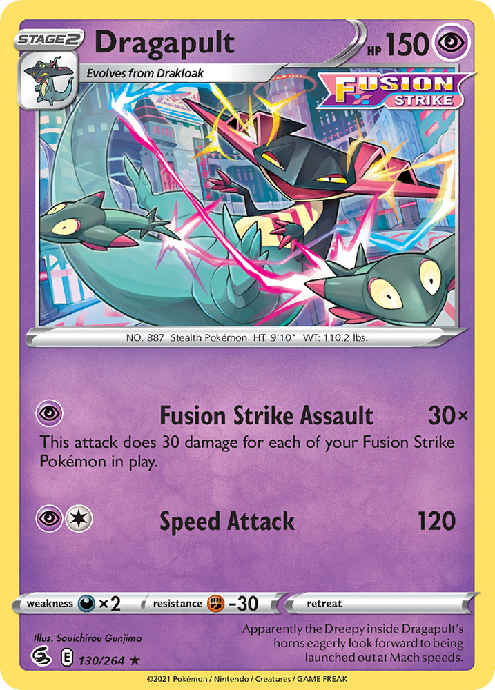 Dragapult (130/264) (Theme Deck Exclusive) [Sword & Shield: Fusion Strike] Pokémon