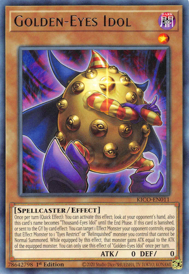 Golden-Eyes Idol (Rare) [KICO-EN011] Rare Yu-Gi-Oh!
