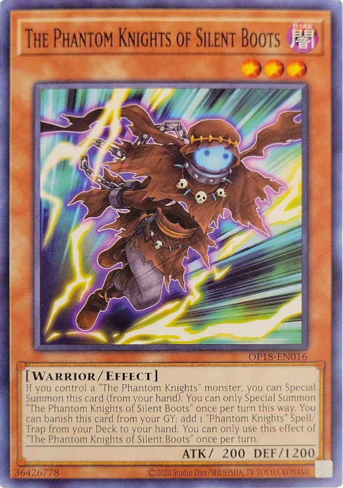 The Phantom Knights of Silent Boots [OP18-EN016] Common Yu-Gi-Oh!