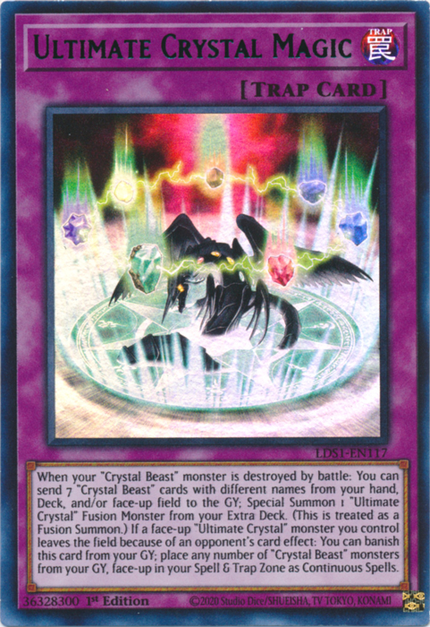 Ultimate Crystal Magic (Green) [LDS1-EN117] Ultra Rare Yu-Gi-Oh!