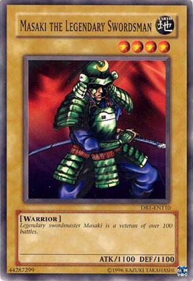 Masaki the Legendary Swordsman [DB1-EN110] Common Yu-Gi-Oh!
