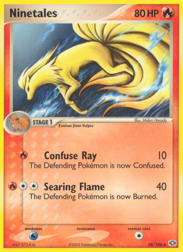 Ninetales (38/106) [EX: Emerald] Pokémon