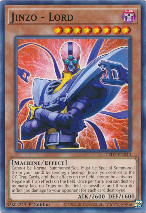Jinzo - Lord [LED7-EN040] Common Yu-Gi-Oh!