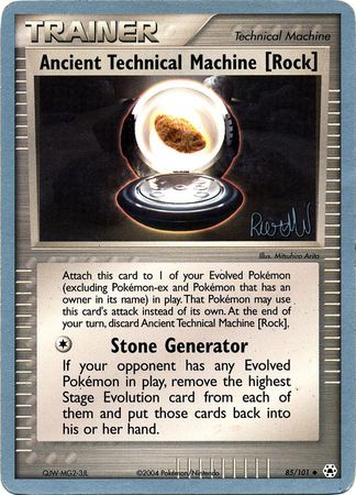 Ancient Technical Machine [Rock] (85/101) (Rocky Beach - Reed Weichler) [World Championships 2004] Pokémon