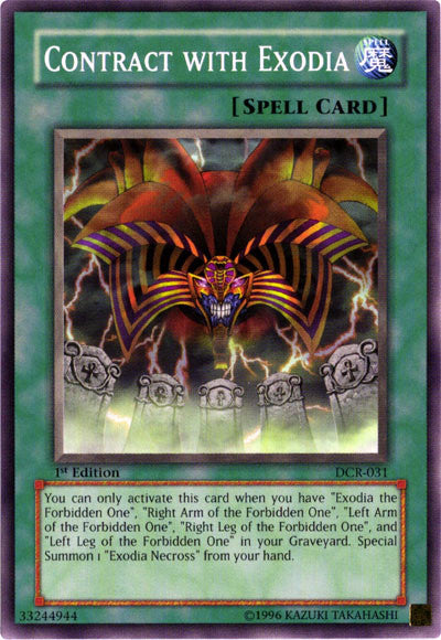 Contract with Exodia [DCR-031] Common Yu-Gi-Oh!