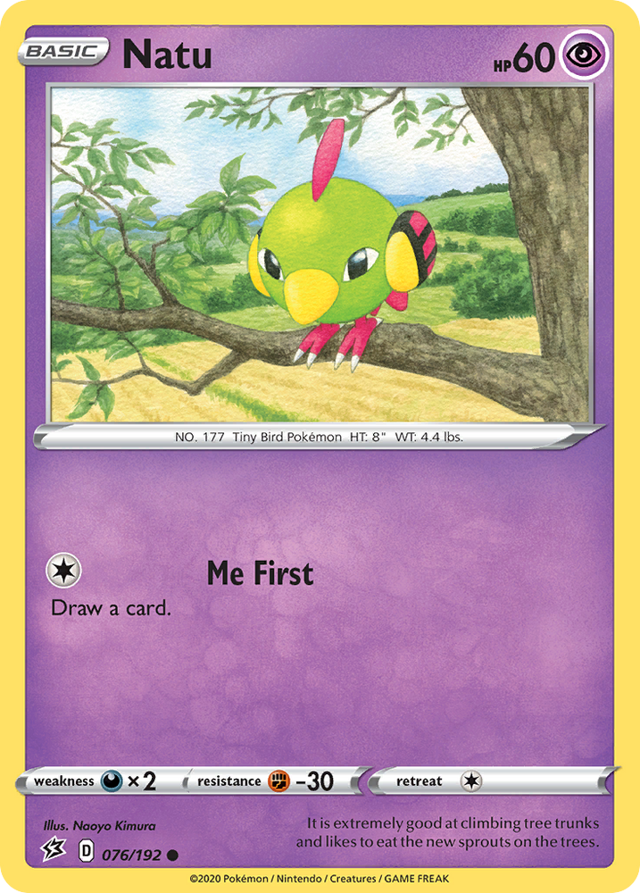 Natu (076/192) [Sword & Shield: Rebel Clash] Pokémon