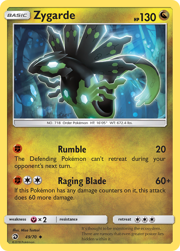 Zygarde (49/70) [Sun & Moon: Dragon Majesty] Pokémon