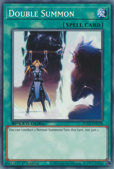 Double Summon [SGX2-END18] Common Yu-Gi-Oh!