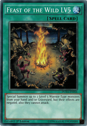 Feast of the Wild LV5 [DUEA-EN056] Common Yu-Gi-Oh!