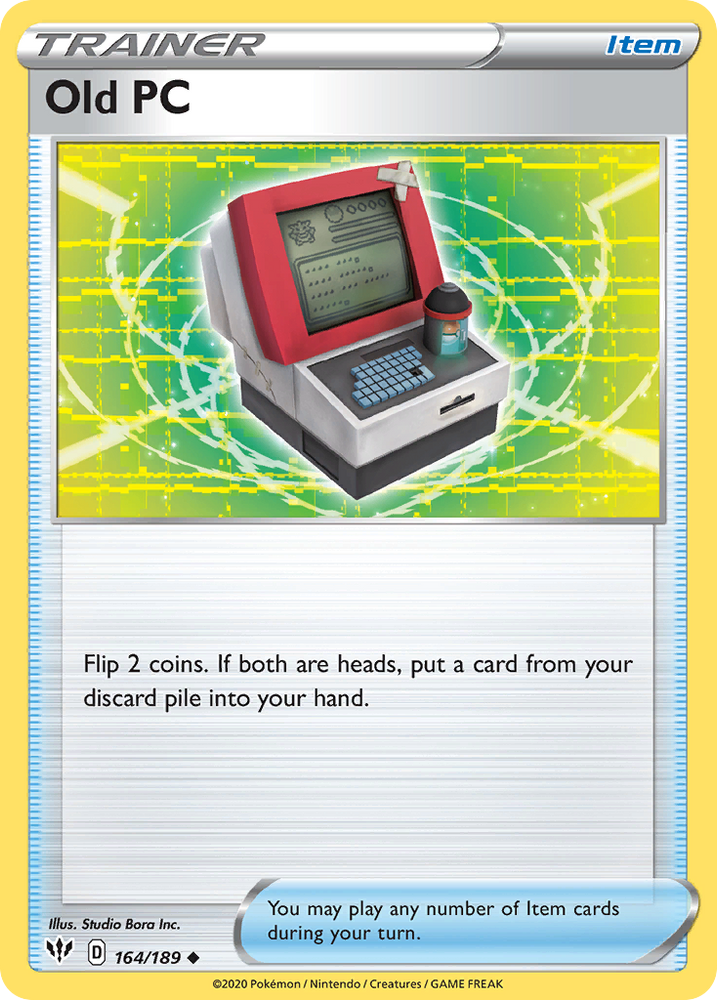 Old PC (164/189) [Sword & Shield: Darkness Ablaze] Pokémon