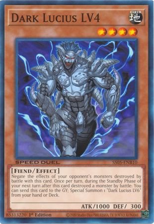 Dark Lucius LV4 [SS05-ENB10] Common Yu-Gi-Oh!