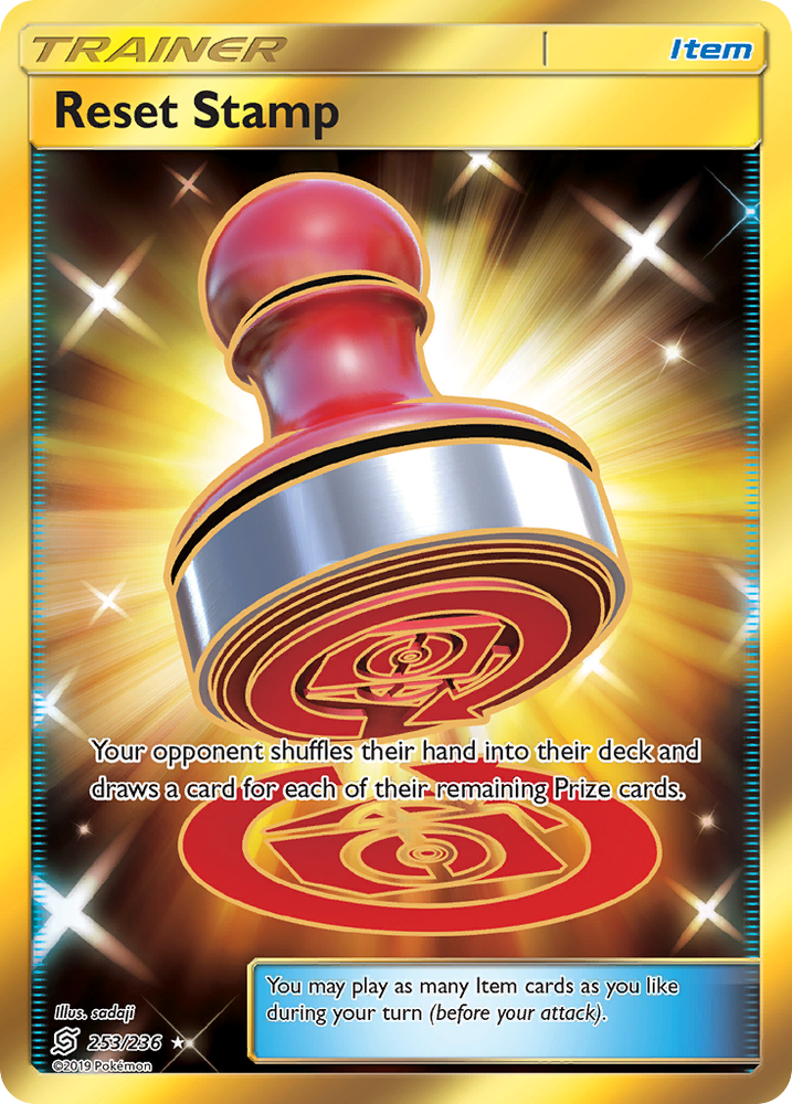 Reset Stamp (253/236) [Sun & Moon: Unified Minds] Pokémon