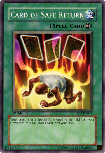 Card of Safe Return [SD2-EN018] Common Yu-Gi-Oh!