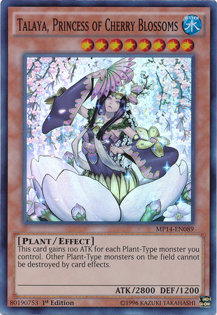 Talaya, Princess of Cherry Blossoms [MP14-EN089] Super Rare Yu-Gi-Oh!