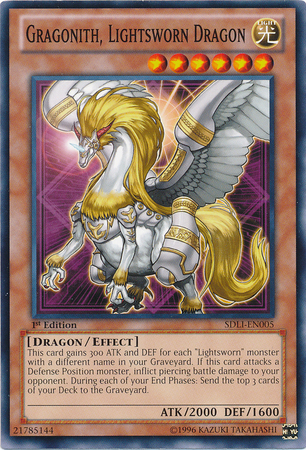 Gragonith, Lightsworn Dragon [SDLI-EN005] Common Yu-Gi-Oh!