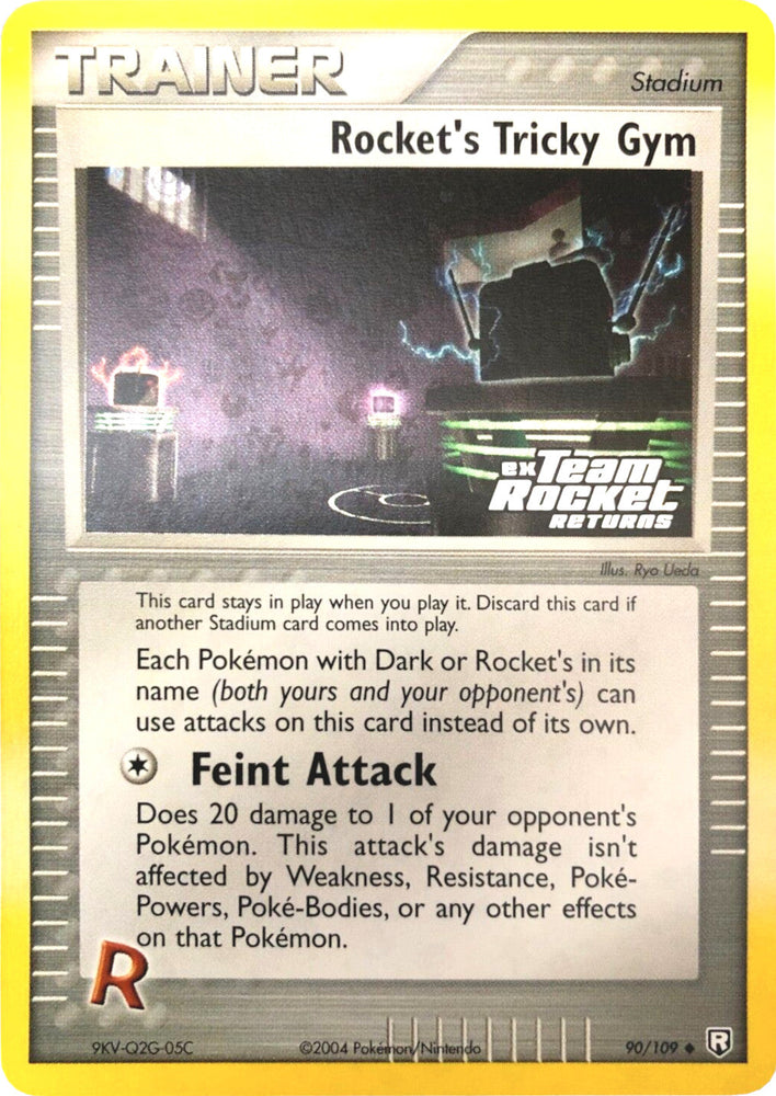 Rocket's Tricky Gym (90/109) (Stamped) [EX: Team Rocket Returns] Pokémon