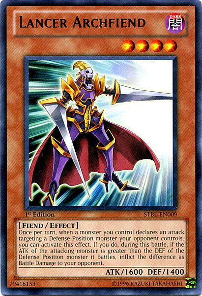 Lancer Archfiend [STBL-EN009] Rare Yu-Gi-Oh!
