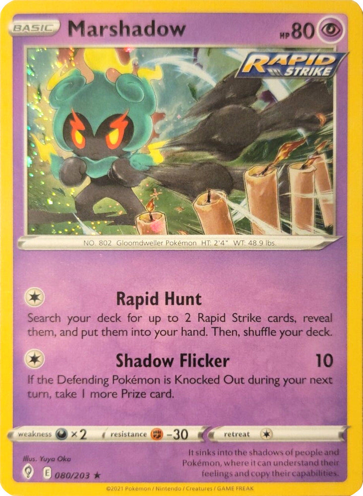 Marshadow (080/203) (Cosmos Holo) [Sword & Shield: Evolving Skies] Pokémon
