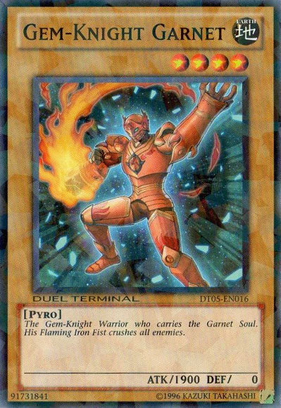 Gem-Knight Garnet [DT05-EN016] Common Yu-Gi-Oh!