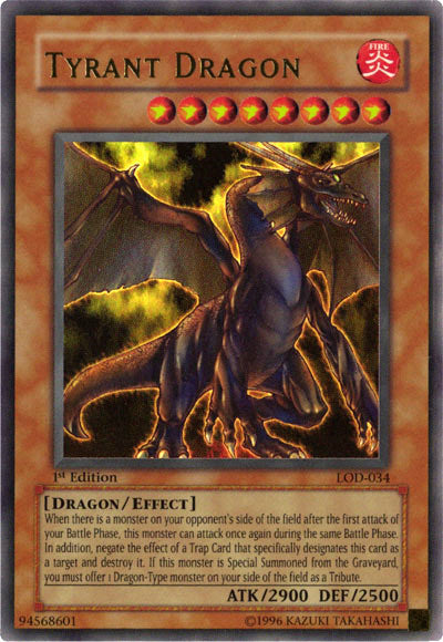 Tyrant Dragon [LOD-034] Ultra Rare Yu-Gi-Oh!