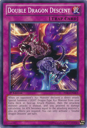 Double Dragon Descent [PRIO-EN069] Common Yu-Gi-Oh!