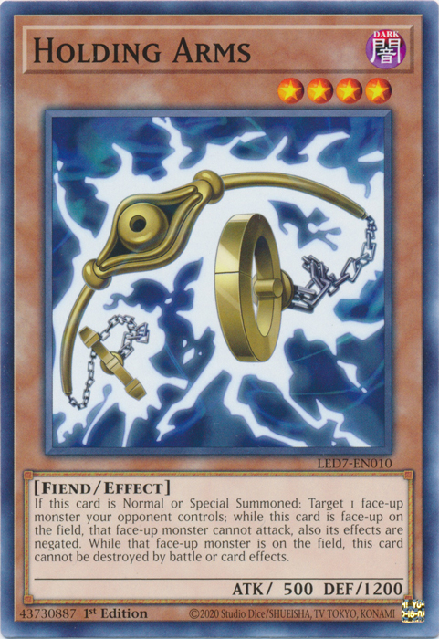 Holding Arms [LED7-EN010] Common Yu-Gi-Oh!