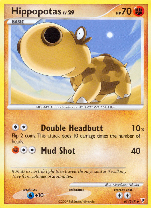 Hippopotas (61/147) [Platinum: Supreme Victors] Pokémon