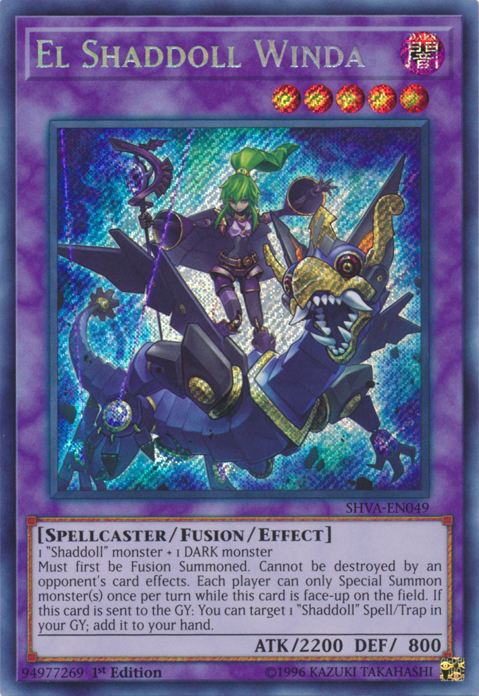 El Shaddoll Winda [SHVA-EN049] Secret Rare Yu-Gi-Oh!