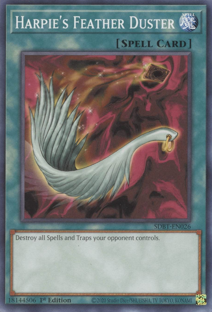 Harpie's Feather Duster [SDBT-EN026] Common Yu-Gi-Oh!
