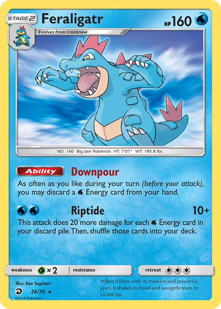 Feraligatr (24/70) [Sun & Moon: Dragon Majesty] Pokémon
