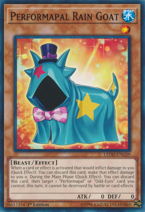 Performapal Rain Goat [LEDD-ENC09] Common Yu-Gi-Oh!