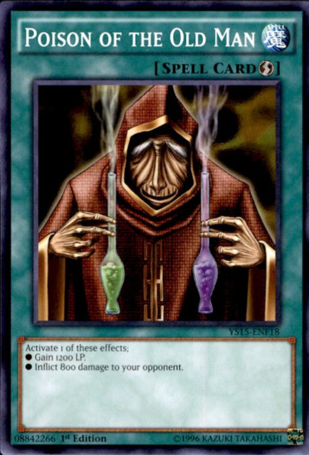 Poison of the Old Man [YS15-ENF18] Common Yu-Gi-Oh!