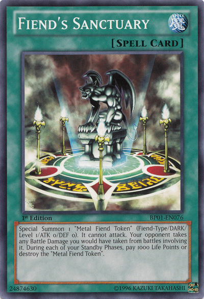Fiend's Sanctuary [BP01-EN076] Common Yu-Gi-Oh!